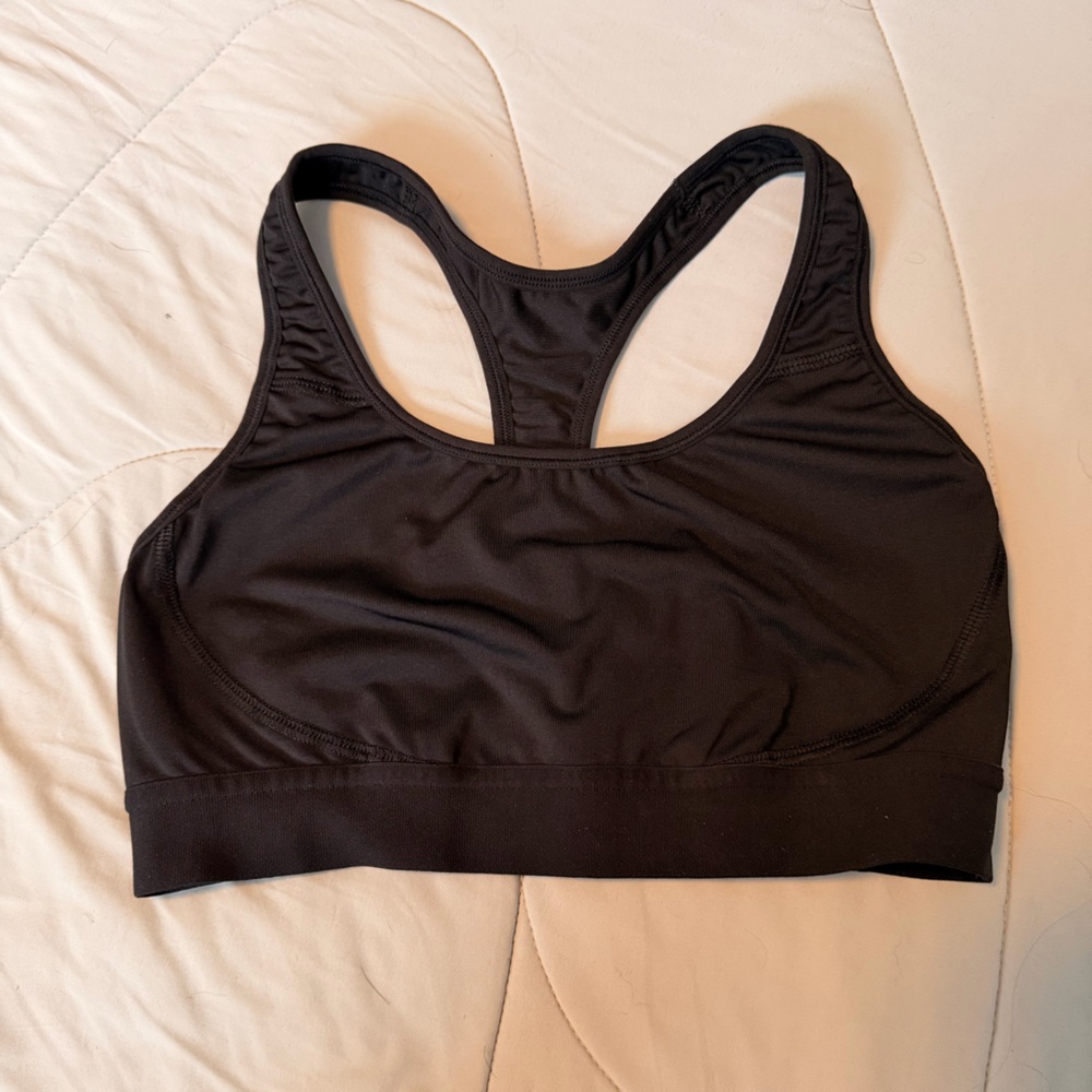 Champions Black Sports Bra